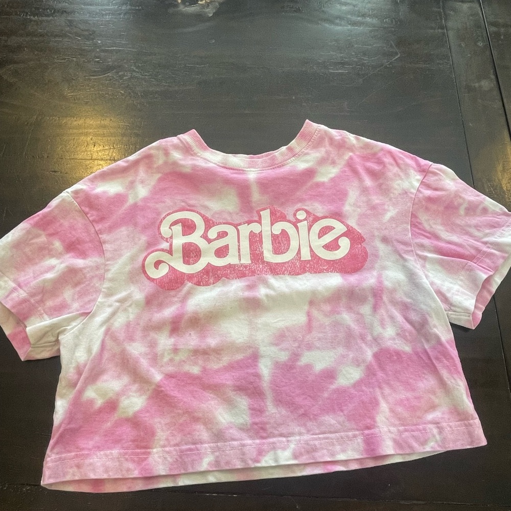 Barbie Pink Tie-Dye Kids T-Shirt